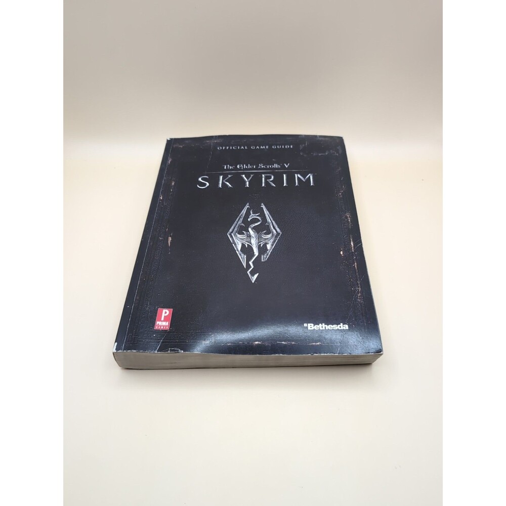 Vtg Official Game Guide The Elder Scrolls V Skyrim Prima Games With Map Poster